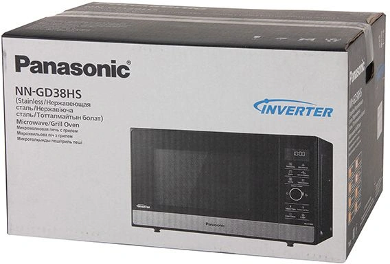 Микроволновая Печь Panasonic NN-GD38HSZPE 23л. 1000Вт черный/нержавеющая сталь — миниатюра 6