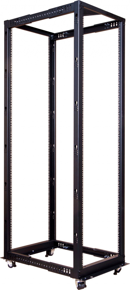 Стойка двухрамная Lanmaster TWT-RACK2-48U-ADJ 48U 600ммX1020мм серый — миниатюра 2