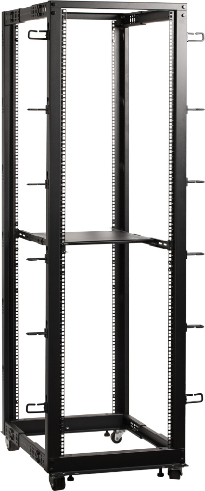Стойка двухрамная Lanmaster TWT-RACK2-48U-ADJ 48U 600ммX1020мм серый — миниатюра 4