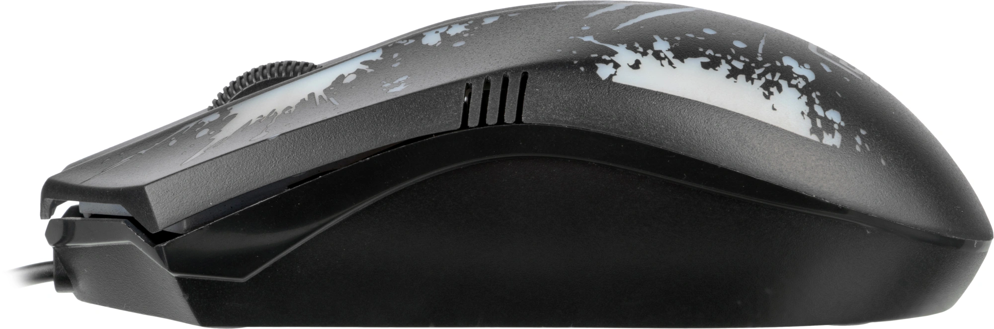 Мышь Оклик 399M STIGMA черный оптическая 1200dpi USB для ноутбука 3but (1175321) — миниатюра 3