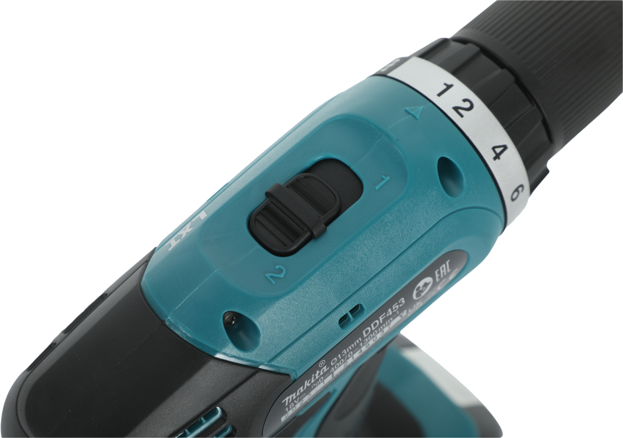 Дрель-шуруповерт Makita DDF453RFE аккум. патрон:быстрозажимной (кейс в комплекте) — миниатюра 11