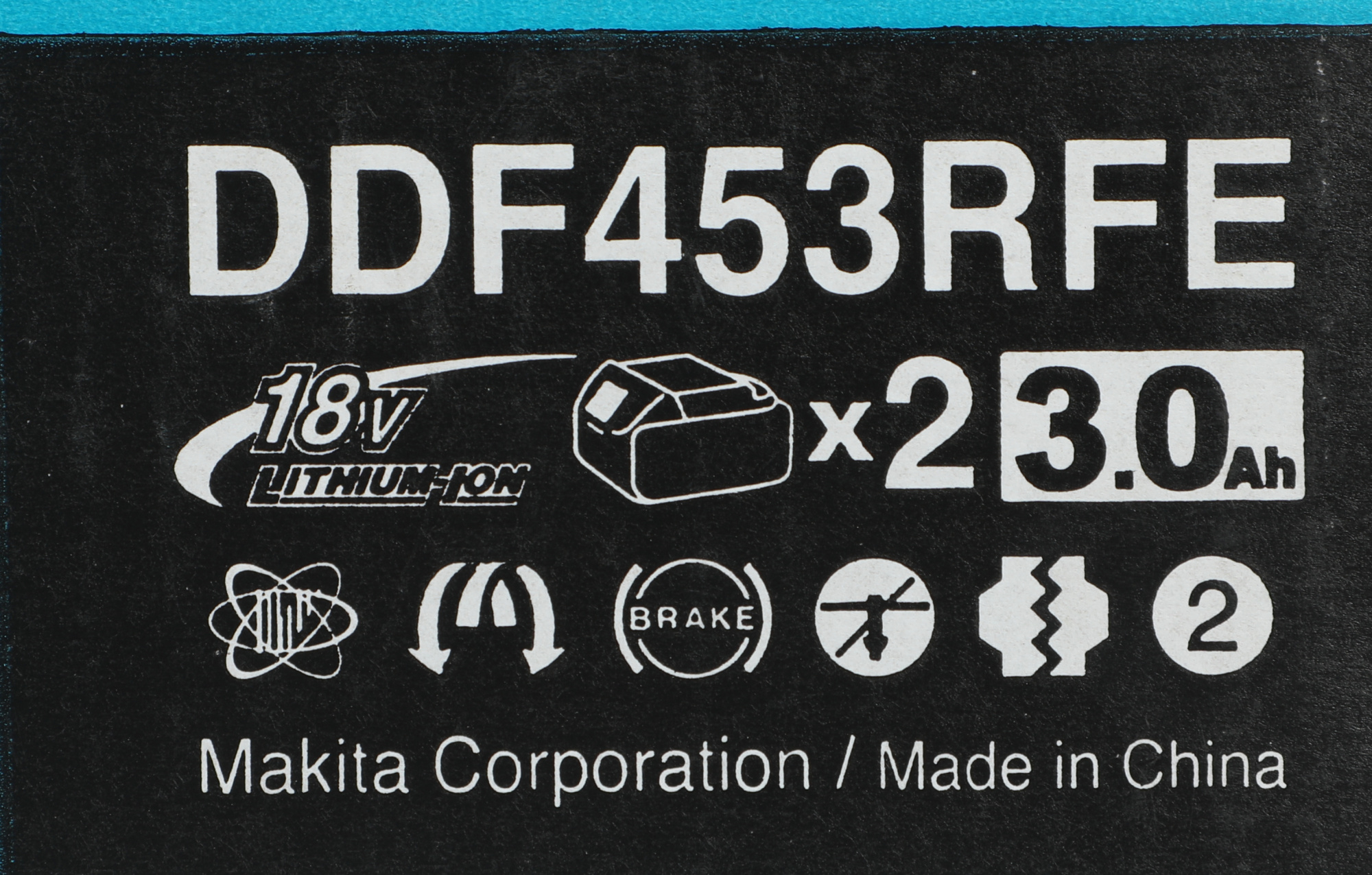 Дрель-шуруповерт Makita DDF453RFE аккум. патрон:быстрозажимной (кейс в комплекте) — миниатюра 3