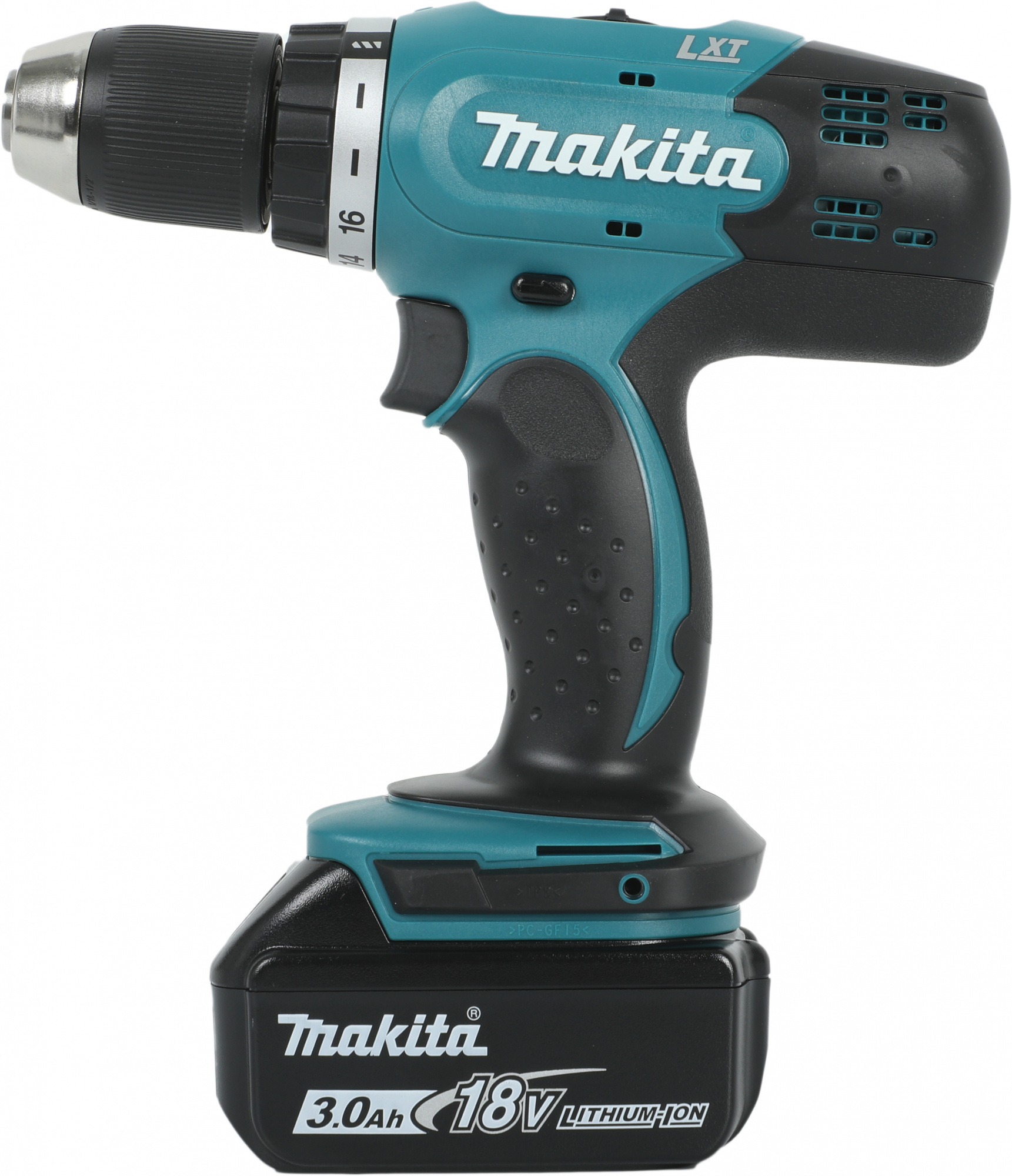 Дрель-шуруповерт Makita DDF453RFE аккум. патрон:быстрозажимной (кейс в комплекте) — миниатюра 9