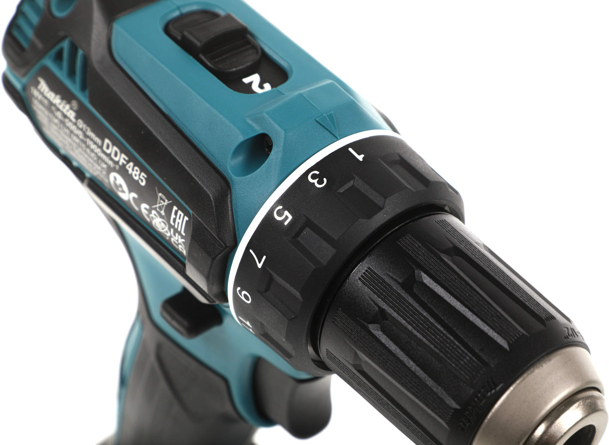 Дрель-шуруповерт Makita DDF485Z аккум. патрон:быстрозажимной — миниатюра 10