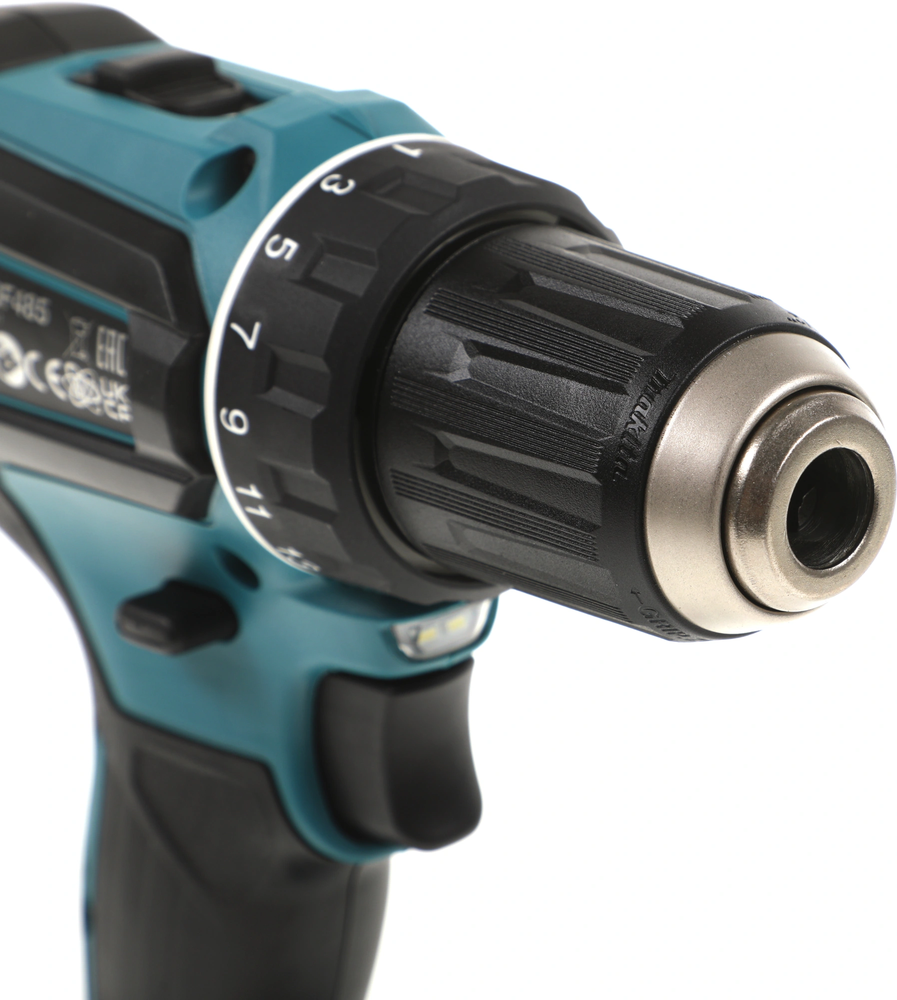 Дрель-шуруповерт Makita DDF485Z аккум. патрон:быстрозажимной — миниатюра 11