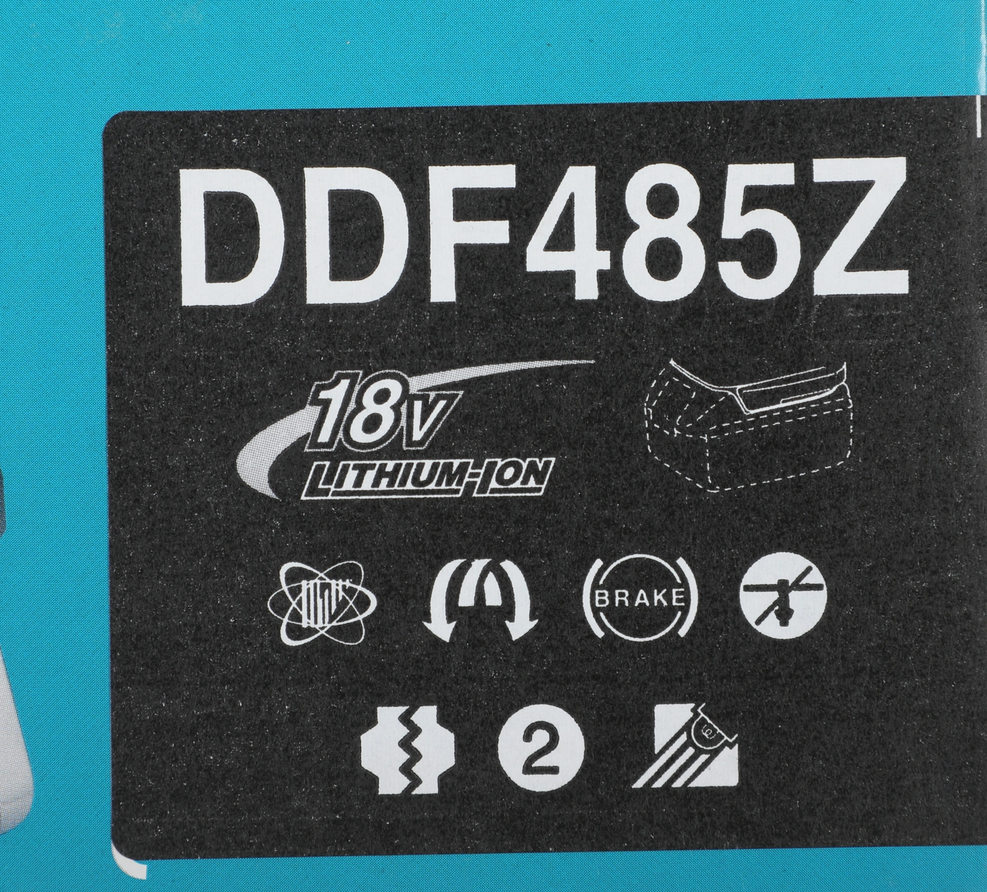 Дрель-шуруповерт Makita DDF485Z аккум. патрон:быстрозажимной — миниатюра 3