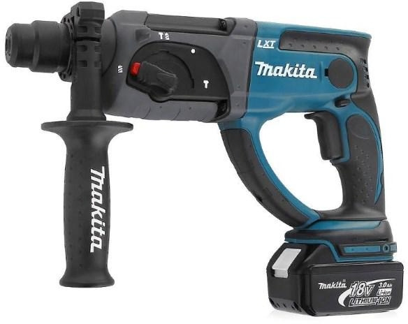 Перфоратор Makita DHR202RF патрон:SDS-plus уд.:1.9Дж аккум. (кейс в комплекте) — миниатюра 4