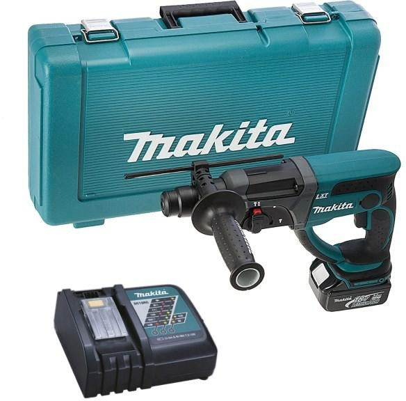 Перфоратор Makita DHR202RF патрон:SDS-plus уд.:1.9Дж аккум. (кейс в комплекте) — миниатюра 2