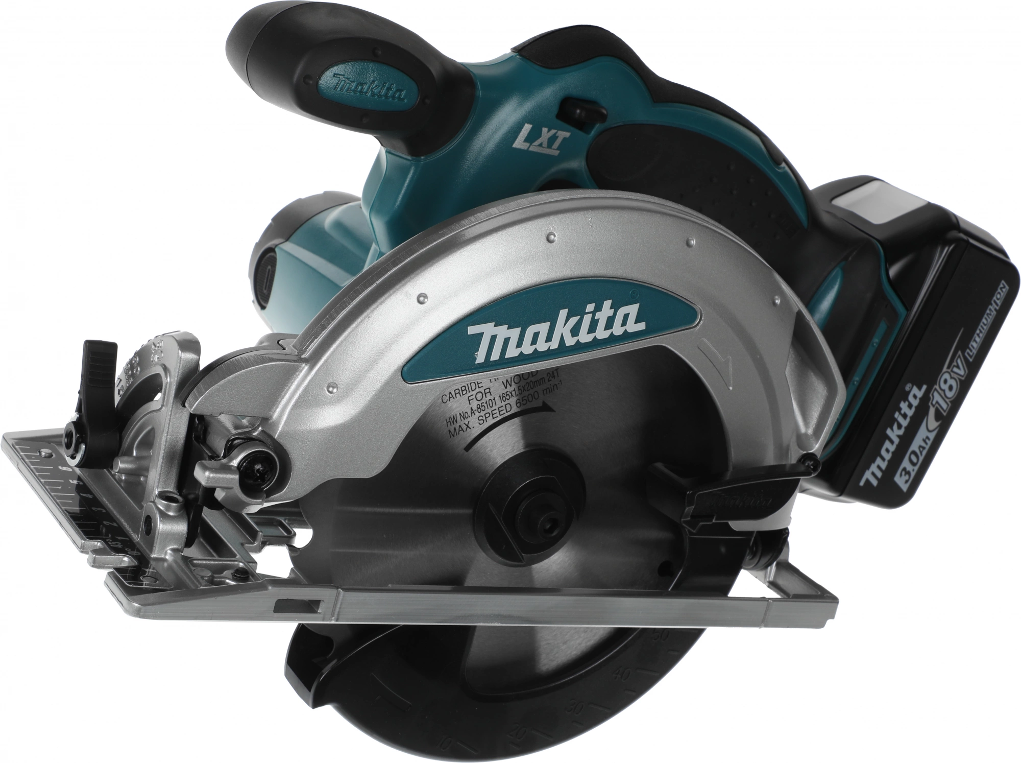 Циркулярная пила (дисковая) Makita DSS610RF (ручная) D диска.:165мм — миниатюра 3