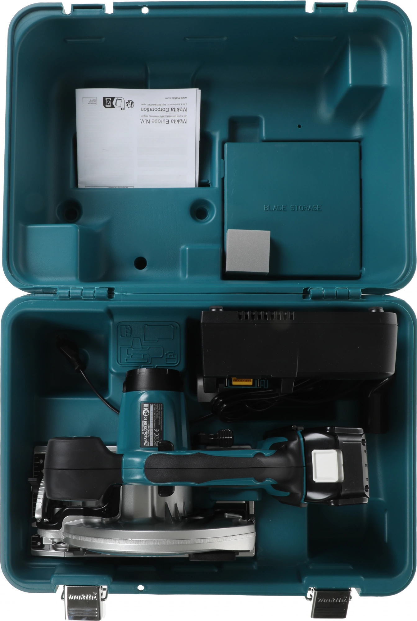 Циркулярная пила (дисковая) Makita DSS610RF (ручная) D диска.:165мм — миниатюра 15