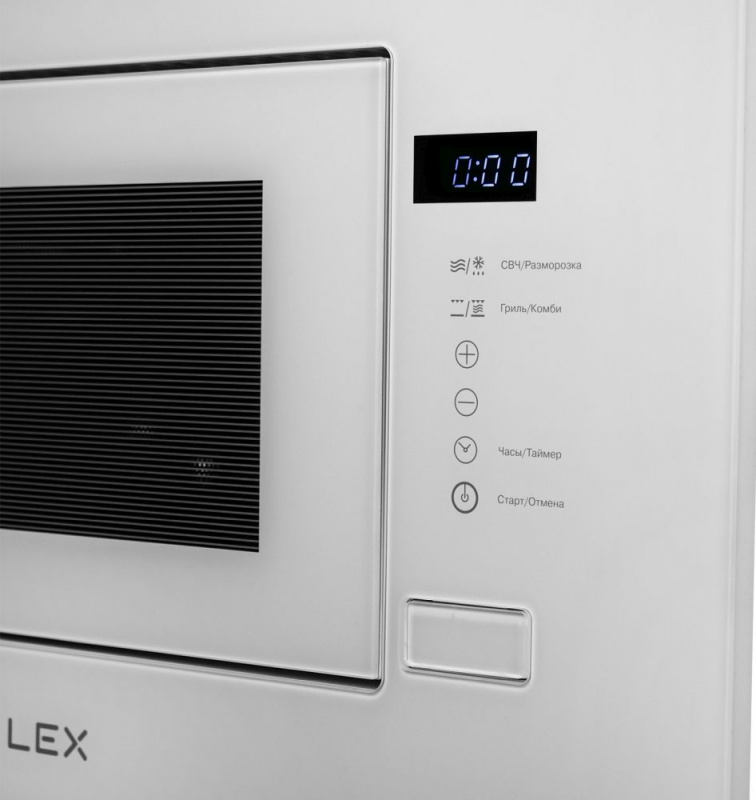 Микроволновая печь Lex Bimo 20.01 20л. 700Вт белый (встраиваемая) — миниатюра 4