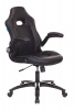 Кресло игровое Бюрократ VIKING-1N/BLACK черный искусственная кожа