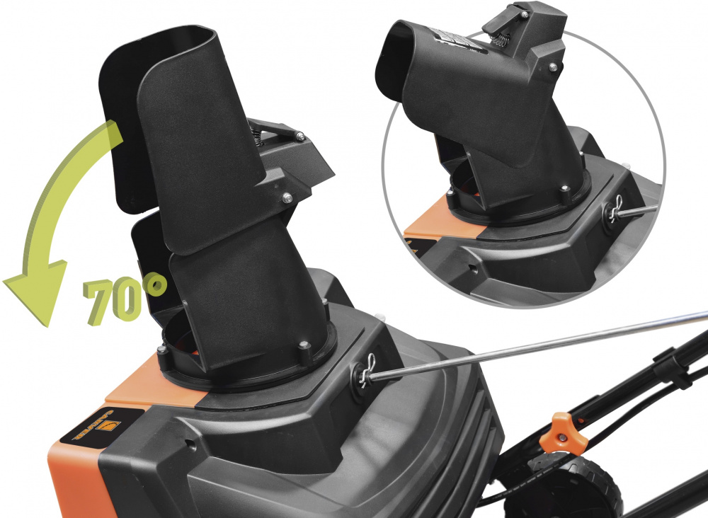 Снегоуборщик электр. Carver STE 2146 2.1кВт — миниатюра 3