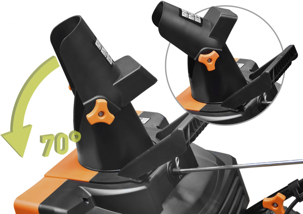 Снегоуборщик электр. Carver STE 2346 2.3кВт — миниатюра 3
