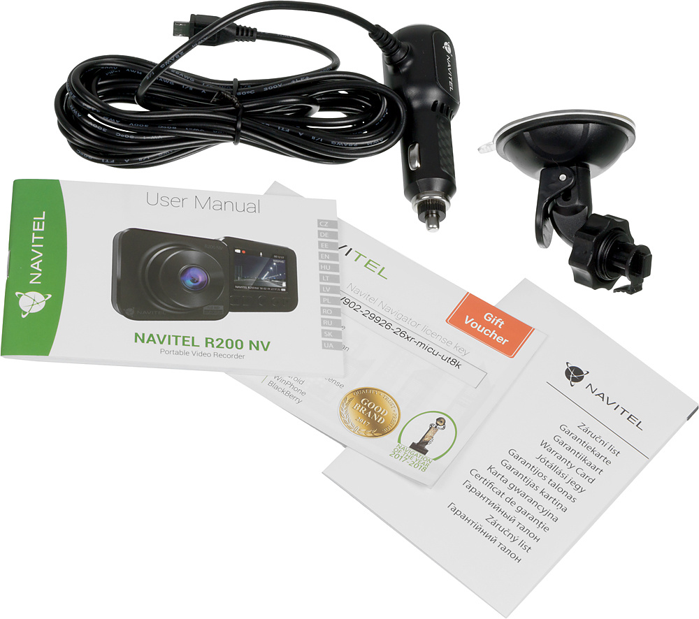 Видеорегистратор Navitel R200 NV черный 1080x1920 1080p 140гр. JL5401 — миниатюра 8