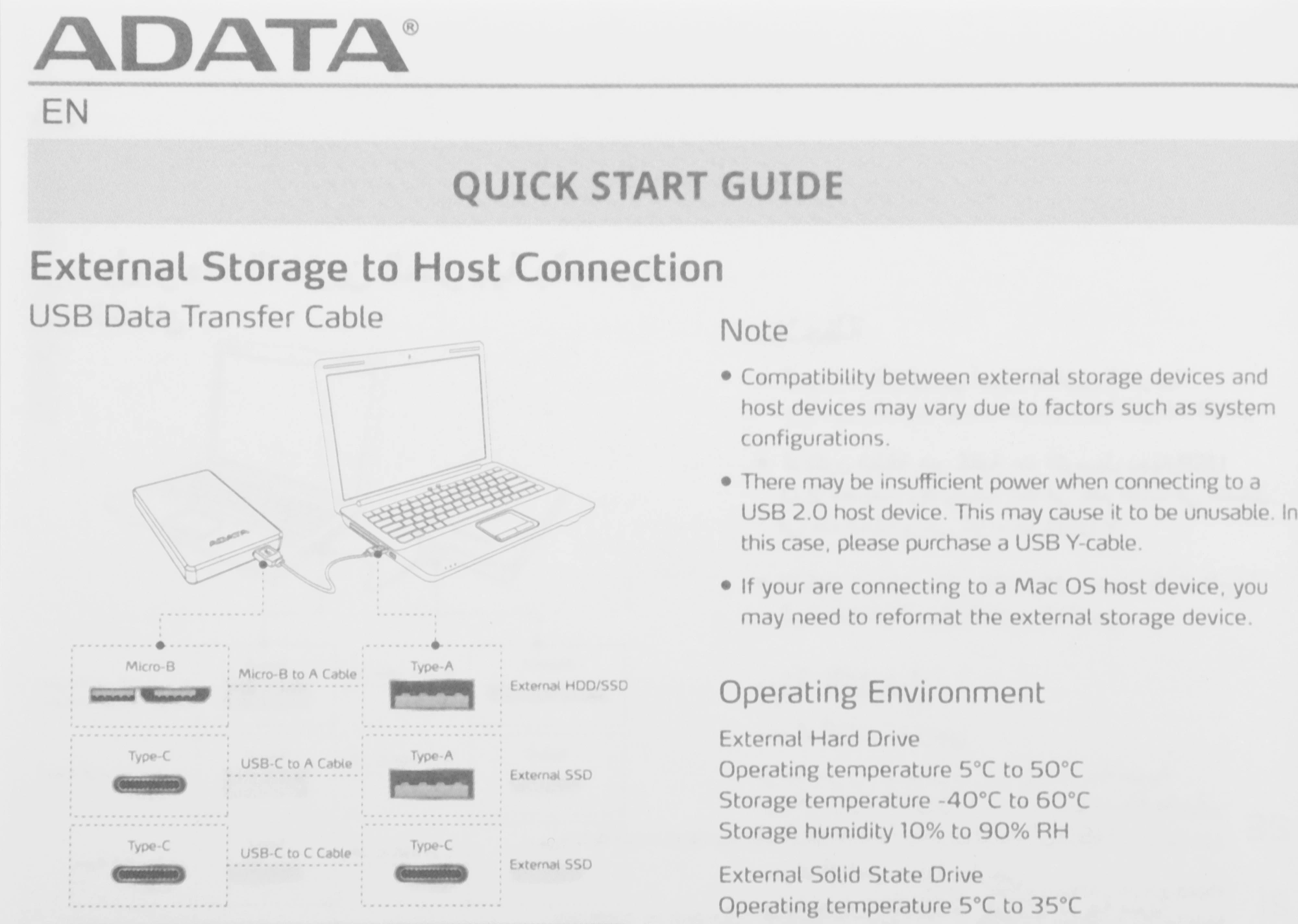 Жесткий диск A-Data USB3.1 2TB AHV320-2TU31-CBL HV320 2.5" синий — миниатюра 5