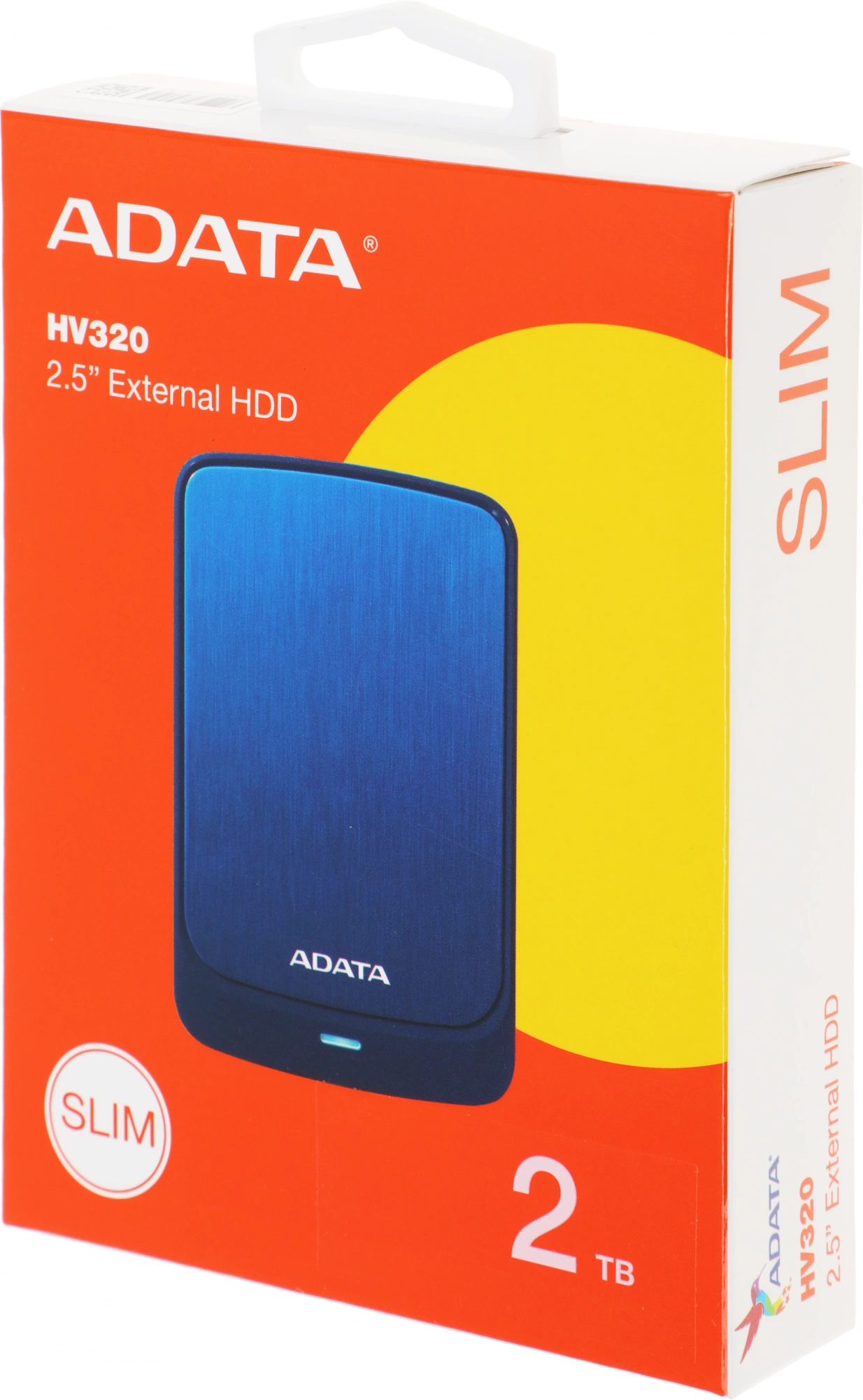 Жесткий диск A-Data USB3.1 2TB AHV320-2TU31-CBL HV320 2.5" синий — миниатюра 4