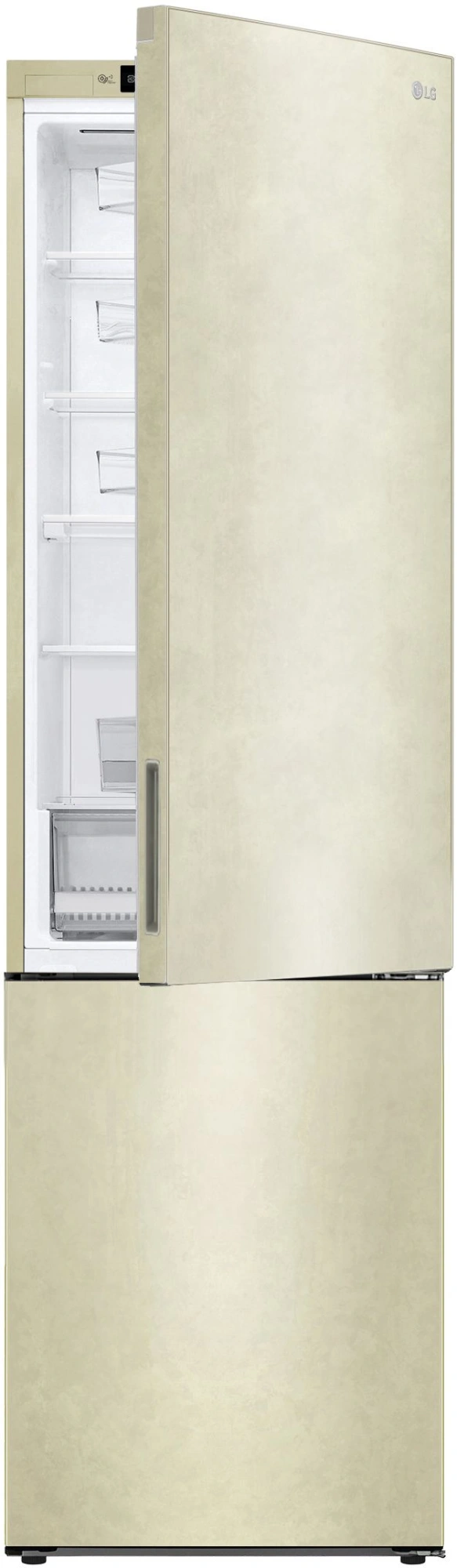 Холодильник LG GA-B509CECL 2-хкамерн. бежевый глянц. инвертер — миниатюра 5