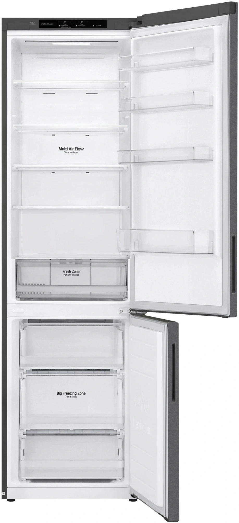Холодильник LG GA-B509CLCL 2-хкамерн. графит мат. инвертер — миниатюра 9