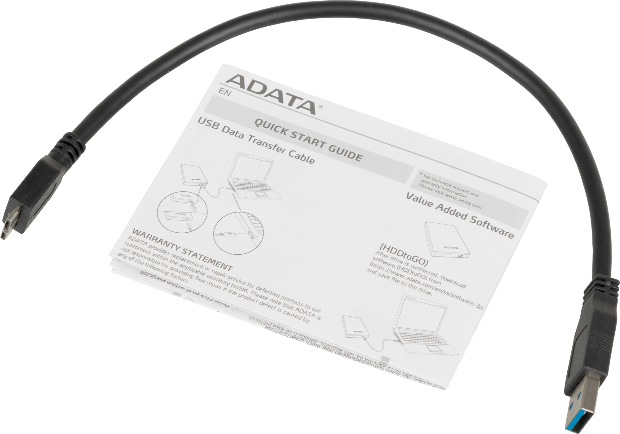 Жесткий диск A-Data USB3.1 1TB AHV620S-1TU31-CBL HV620S 2.5" синий — миниатюра 5