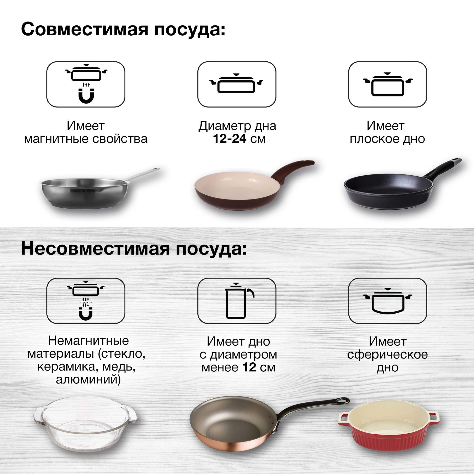 Плита Индукционная Hyundai HYC-0102 серебристый/черный стеклокерамика (настольная) — миниатюра 27