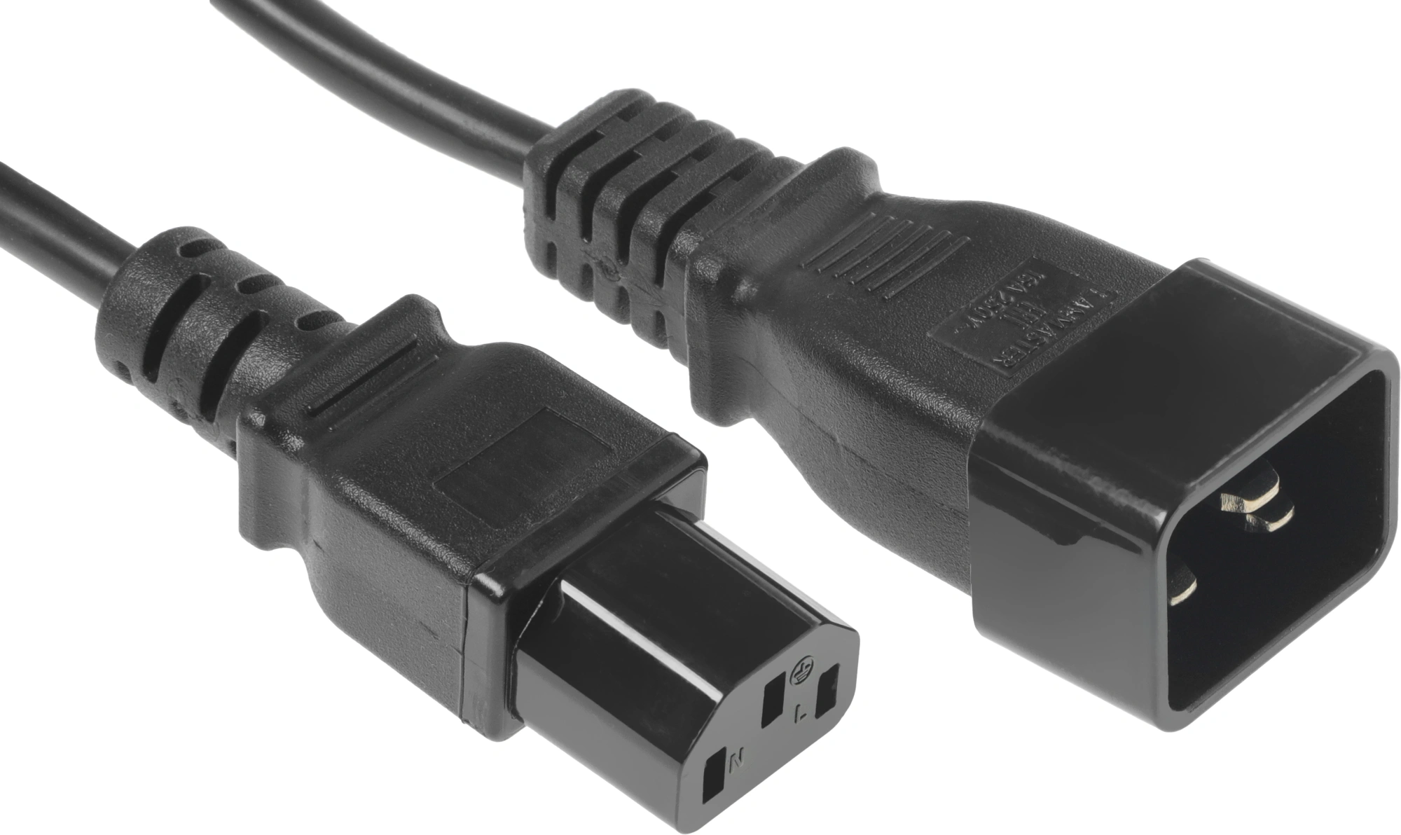 Шнур питания Lanmaster LAN-PP13/20-3.0-BK C13-C20 проводник.:3x0.75мм2 3м 220В 10А черный — миниатюра 5