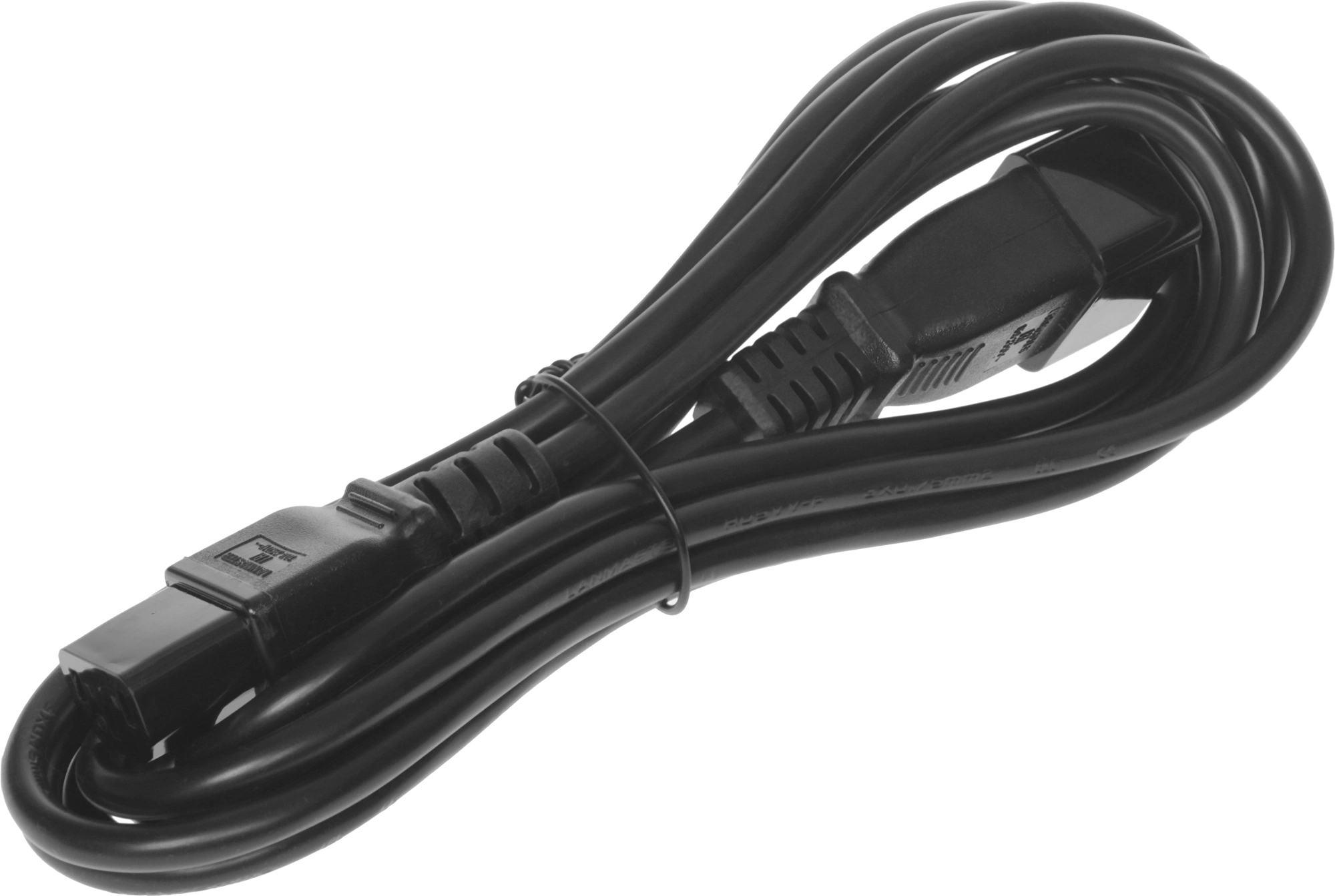 Шнур питания Lanmaster LAN-PP13/20-3.0-BK C13-C20 проводник.:3x0.75мм2 3м 220В 10А черный — миниатюра 2