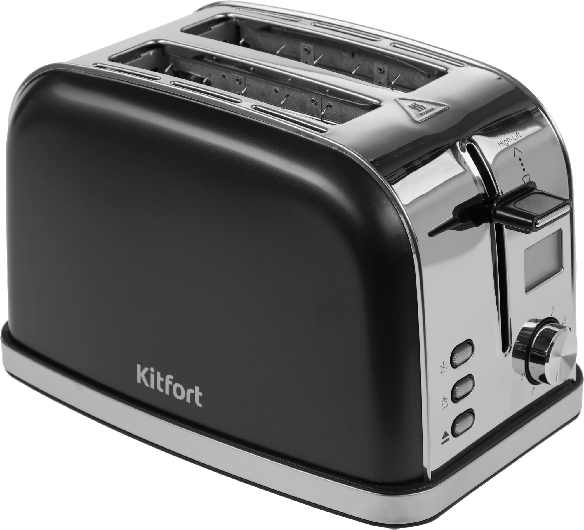 Тостер Kitfort КТ-2036-5 950Вт графит — миниатюра 3