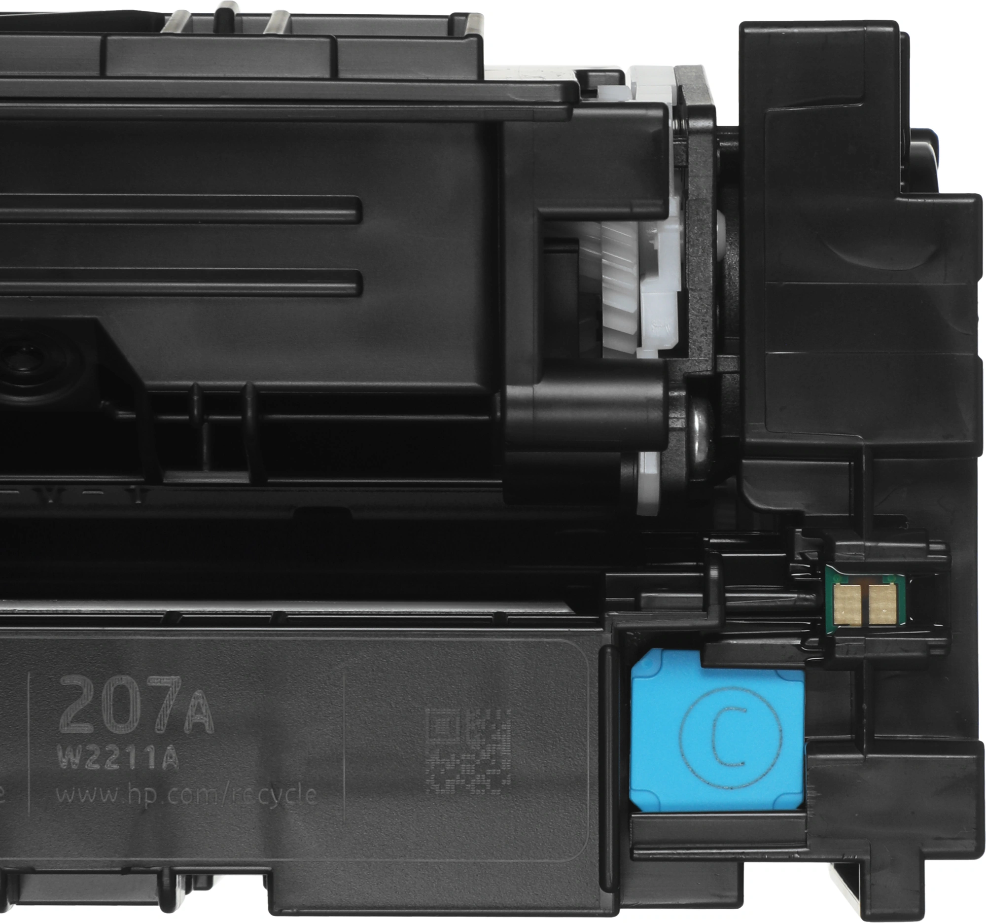 Картридж лазерный HP 207A W2211A голубой бар.в компл. (1250стр.) для HP M255/MFP M282/M283 — миниатюра 10