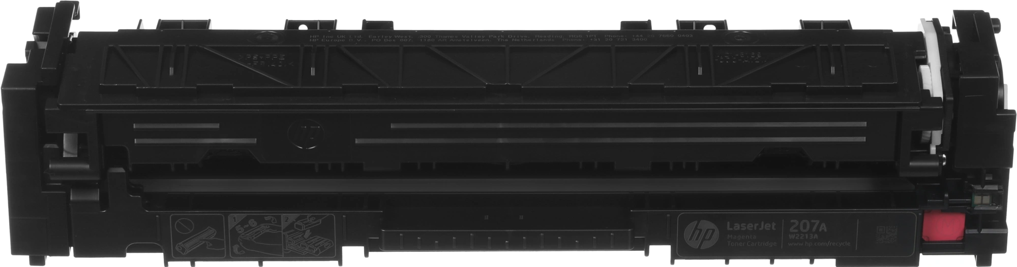Картридж лазерный HP 207A W2213A пурпурный бар.в компл. (1250стр.) для HP M255/MFP M282/M283 — миниатюра 6