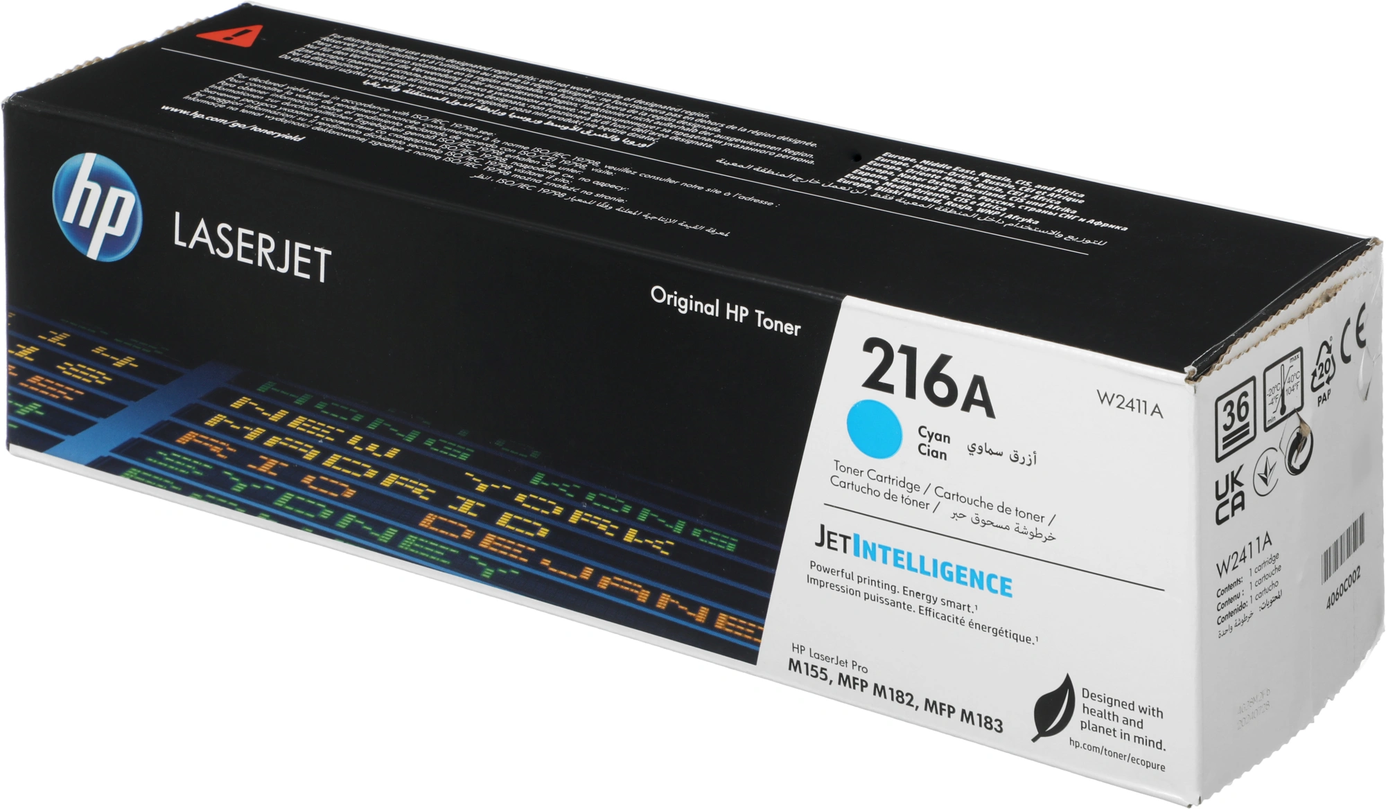 Картридж лазерный HP 216A W2411A голубой бар.в компл. (850стр.) для HP MFP M182/ M183 — миниатюра 13