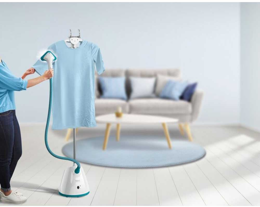 Отпариватель напольный Tefal IT2460E0 1800Вт белый/голубой — миниатюра 8