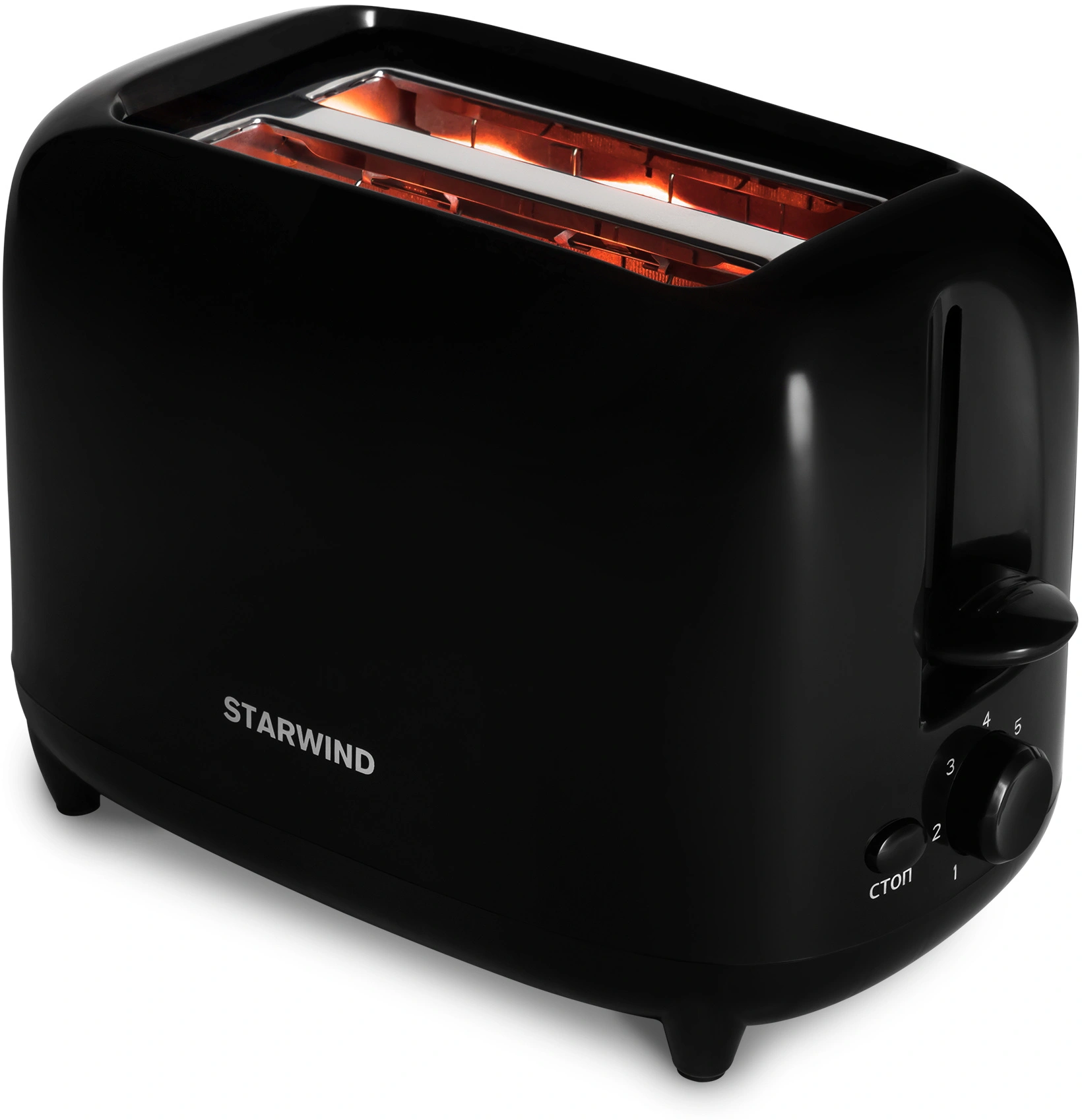 Тостер Starwind ST7002 700Вт черный