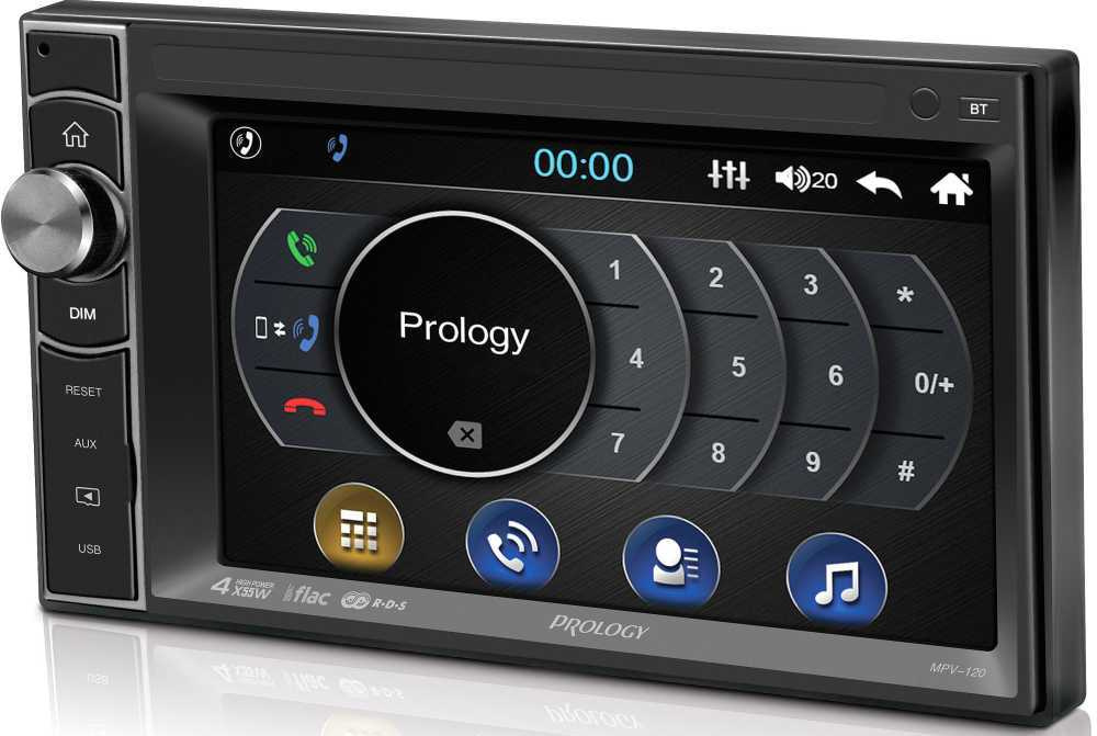 Автомагнитола Prology MPV-120 2DIN 4x55Вт v4.2 6.2" ПДУ RDS (PRMPV120) — миниатюра 2
