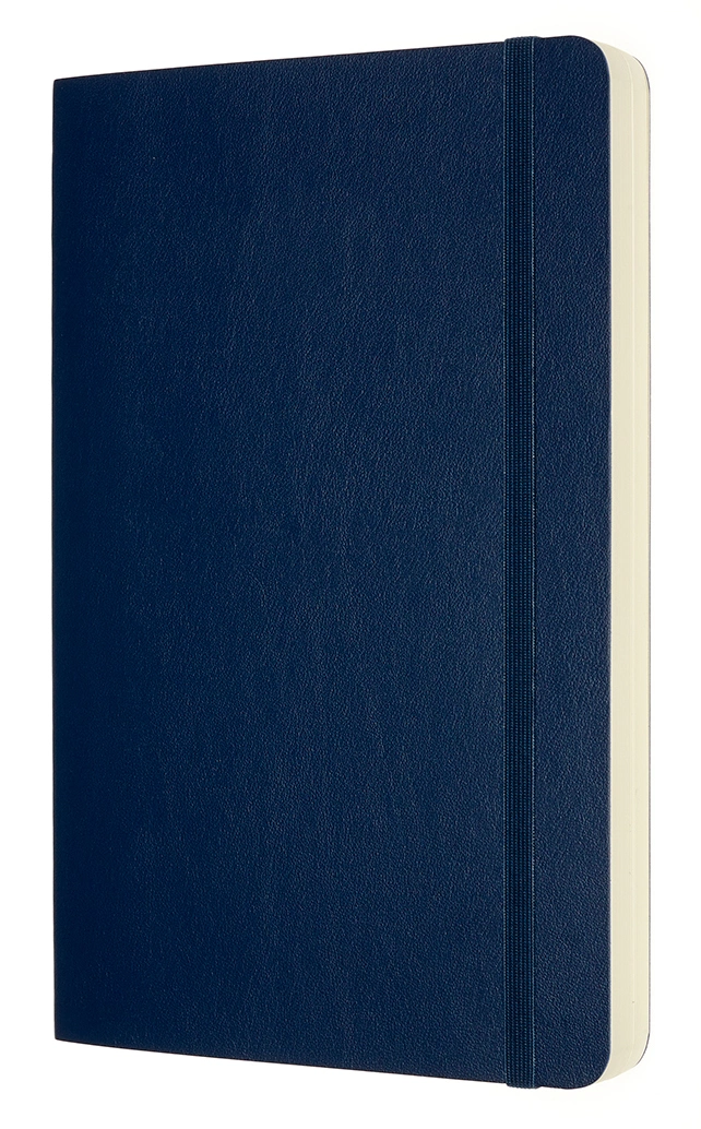 Блокнот Moleskine CLASSIC SOFT EXPENDED QP618EXPB20 Large 130х210мм 400стр. нелинованный мягкая обложка синий сапфир — миниатюра 2
