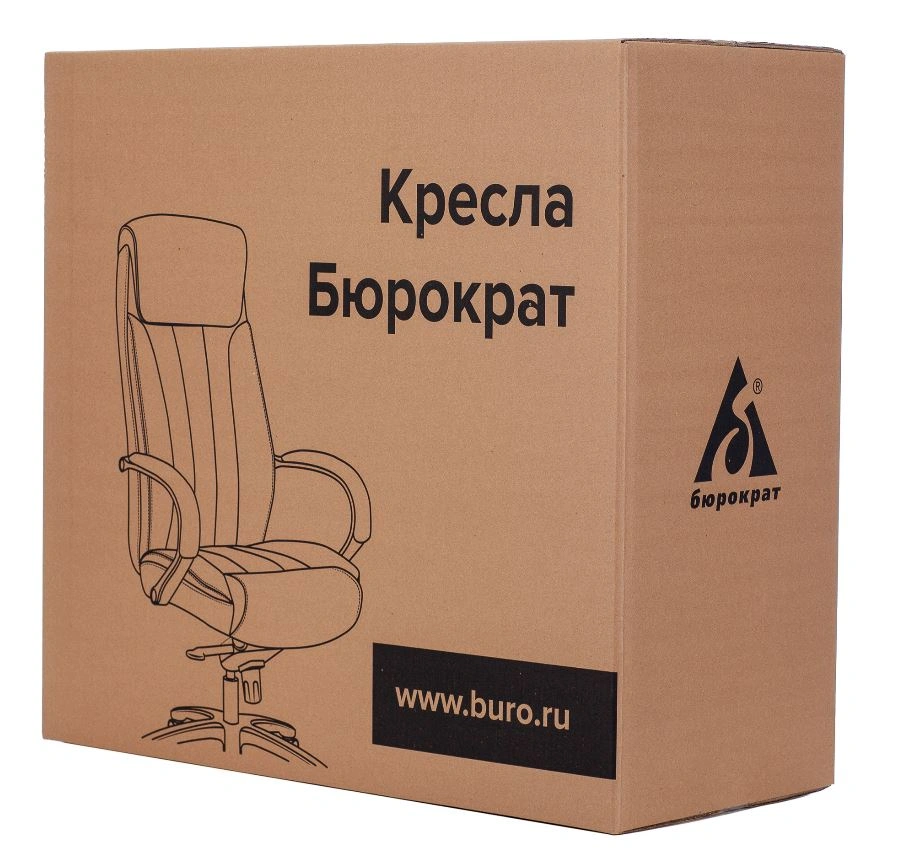 Кресло руководителя Бюрократ T-9927WALNUT черный кожа крестов. металл/дерево — миниатюра 7