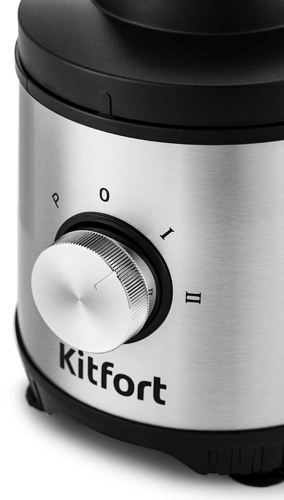 Кухонный комбайн Kitfort КТ-1386 400Вт серебристый/черный — миниатюра 2
