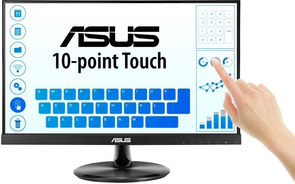 Монитор Asus 21.5" VT229H черный IPS LED 16:9 HDMI M/M глянцевая 1000:1 250cd 178гр/178гр 1920x1080 60Hz VGA FHD USB Touch 3.83кг — миниатюра 2