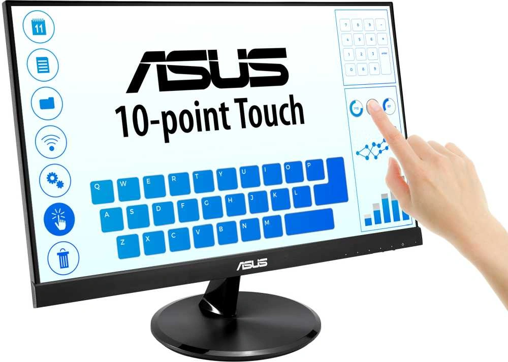 Монитор Asus 21.5" VT229H черный IPS LED 16:9 HDMI M/M глянцевая 1000:1 250cd 178гр/178гр 1920x1080 60Hz VGA FHD USB Touch 3.83кг — миниатюра 4