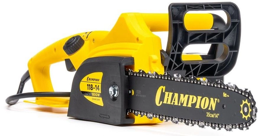 Цепная пила Champion 118-14 от сети 1800Вт дл.шины:14" (35cm) — миниатюра 5