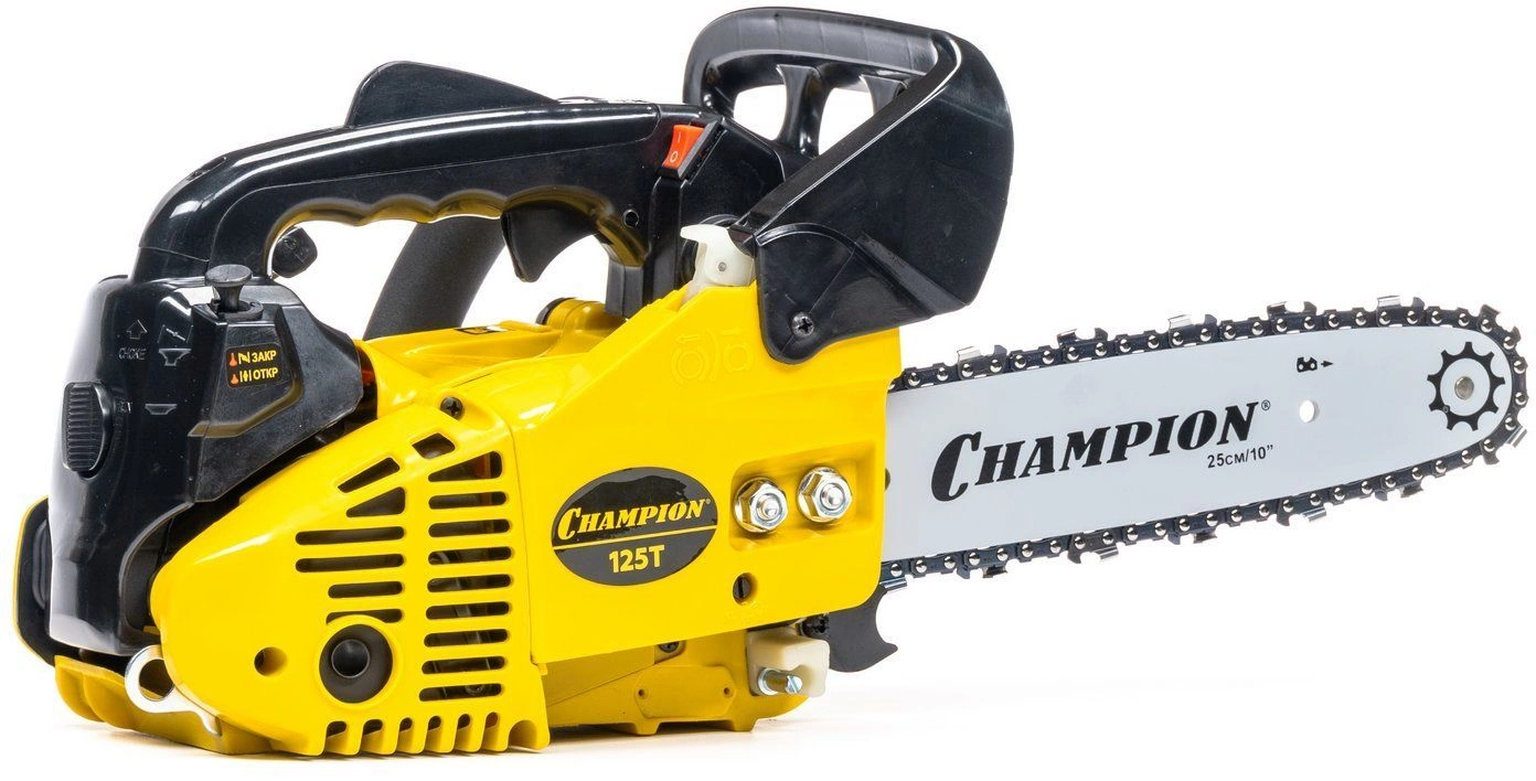 Бензопила Champion 125T-10 700Вт 0.95л.с. дл.шины:10" (25cm) — миниатюра 8