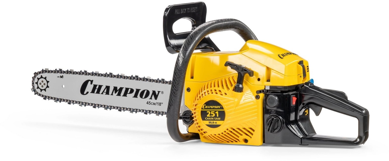 Бензопила Champion 251-18 2300Вт 3.13л.с. дл.шины:18" (45cm) — миниатюра 12