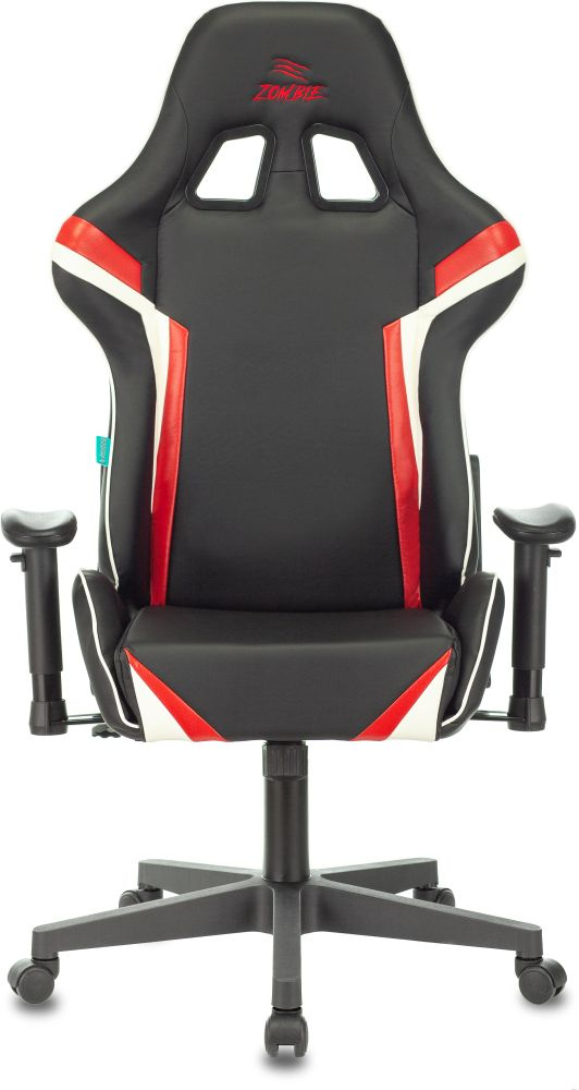 Кресло игровое Zombie Z4 черныйкрасный экокожа крестов пластик - Дополнительные фотографии