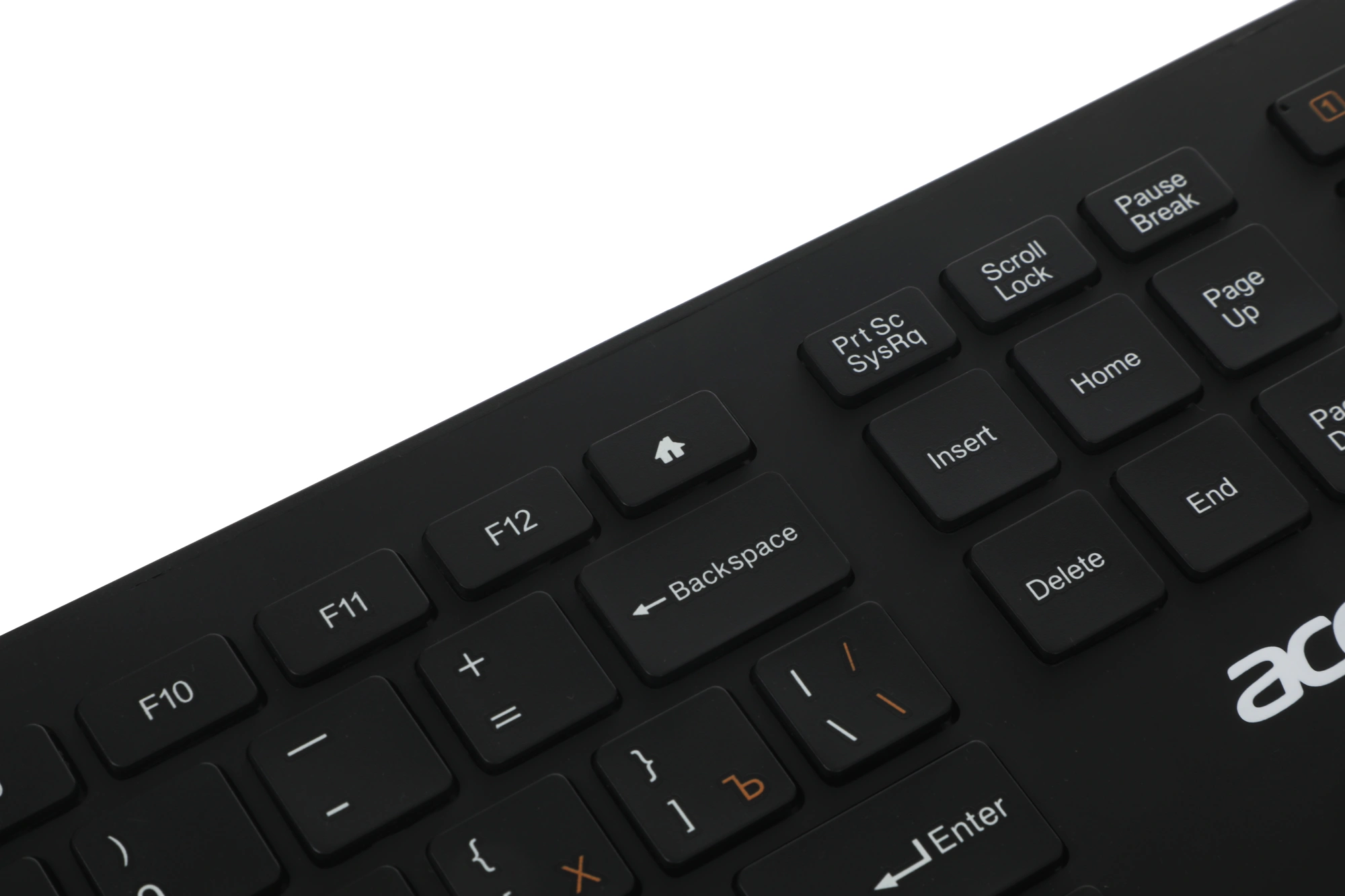 Клавиатура Acer OKR010 черный USB беспроводная slim Multimedia (ZL.KBDEE.003) — миниатюра 8