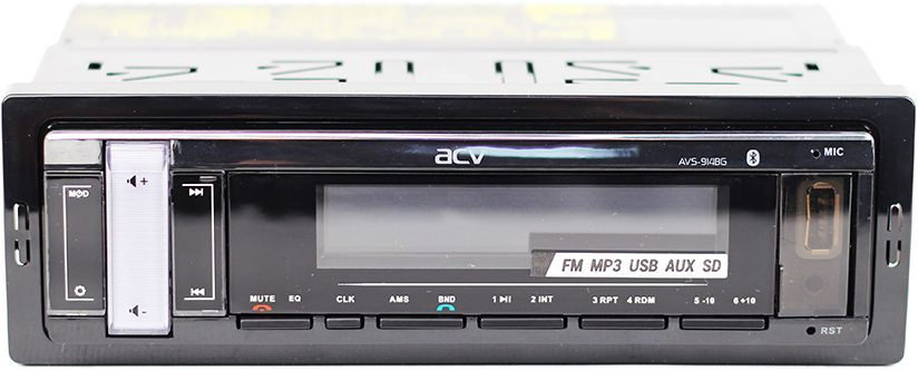 Автомагнитола ACV AVS-914BG 1DIN 4x50Вт v4.0 (35767) — миниатюра 2