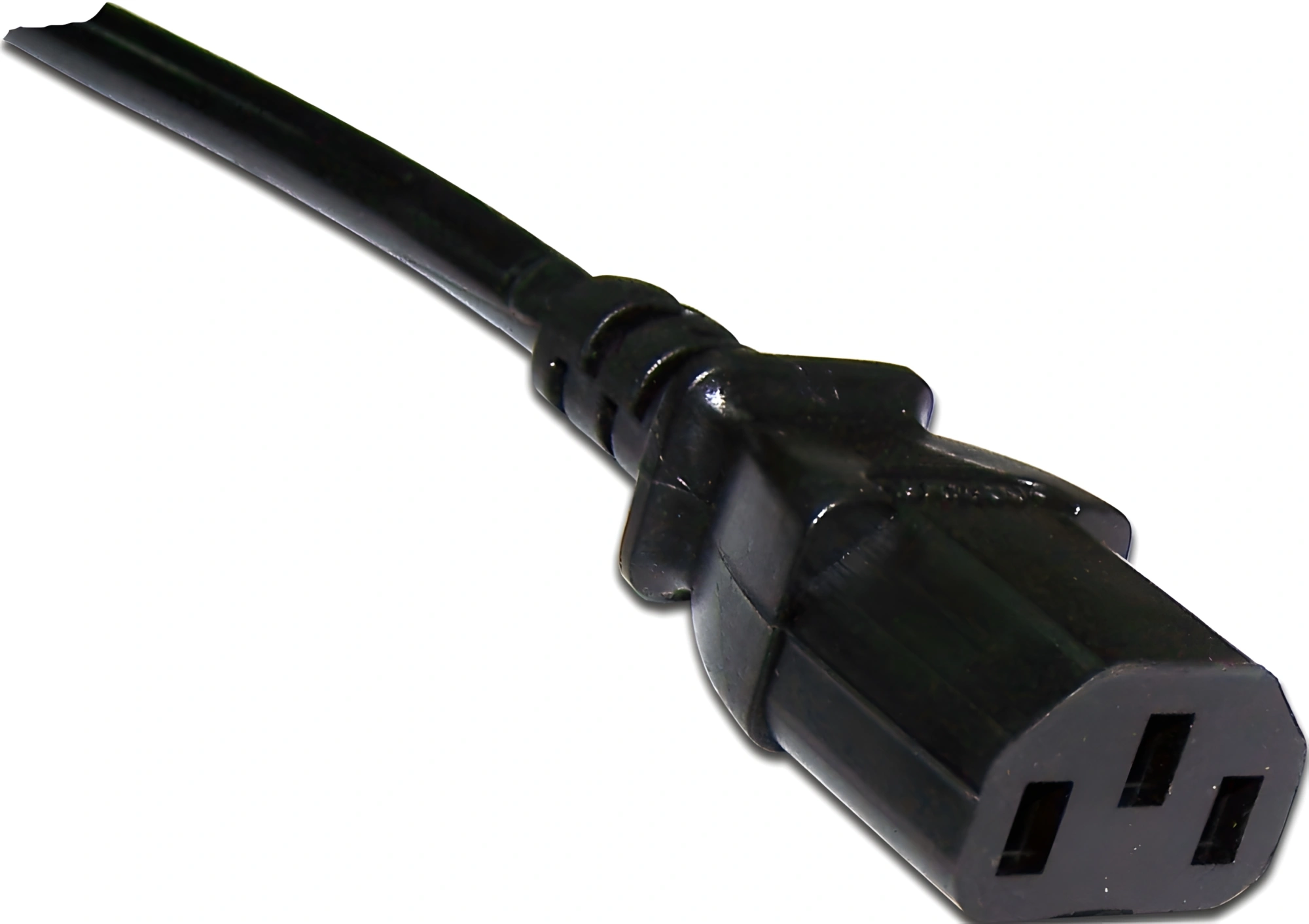 Шнур питания Lanmaster LAN-PP13/SHA-1.0-BK C13-Schuko проводник.:3x0.75мм2 1м 220В 10А черный — миниатюра 2