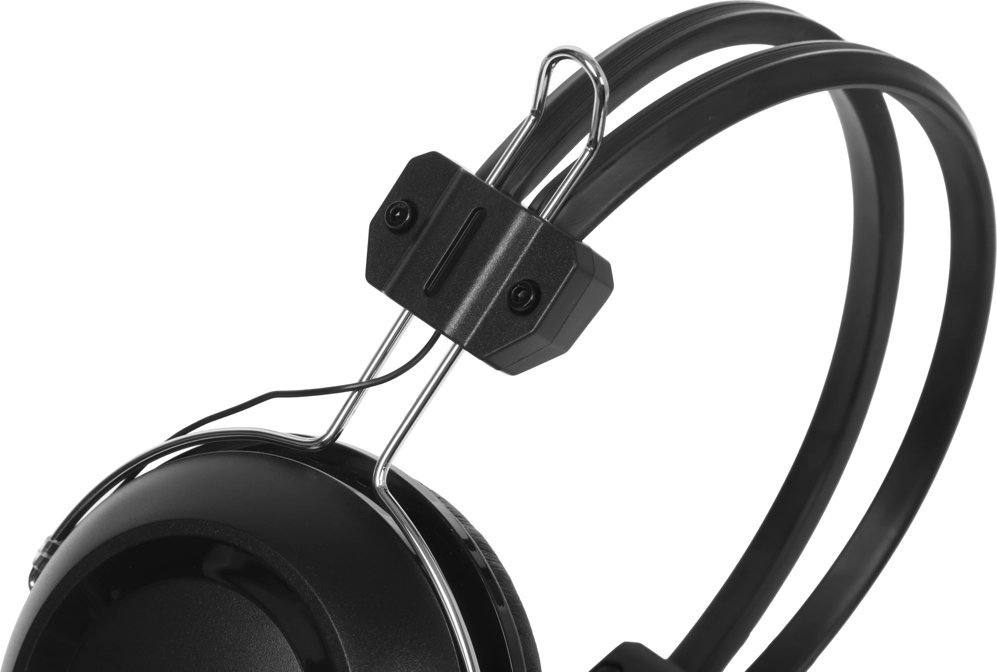 Наушники с микрофоном A4Tech HU-35 черный 2м накладные USB оголовье — миниатюра 8