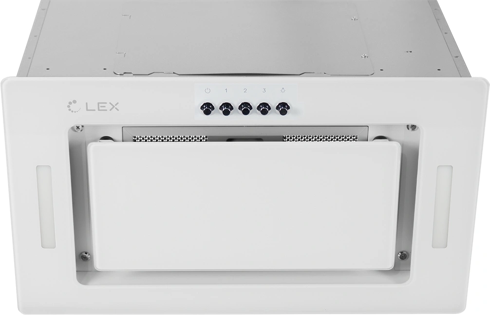 Вытяжка встраиваемая Lex GS Bloc G 600 WH белый управление: кнопочное (1 мотор) — миниатюра 10