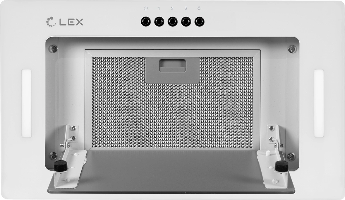 Вытяжка встраиваемая Lex GS Bloc G 600 WH белый управление: кнопочное (1 мотор) — миниатюра 13