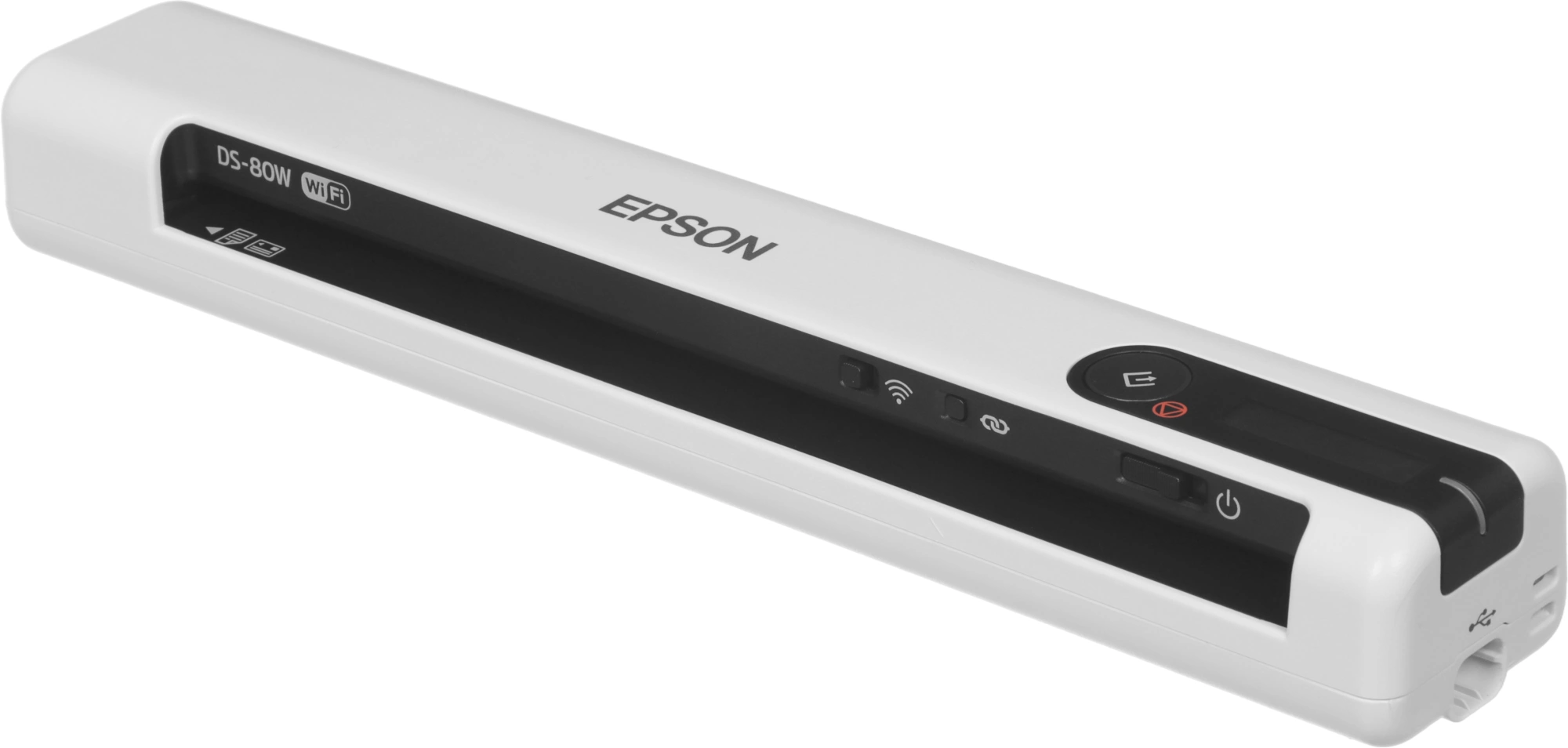 Сканер протяжный Epson WorkForce DS-80W (B11B253402) A4 белый — миниатюра 10